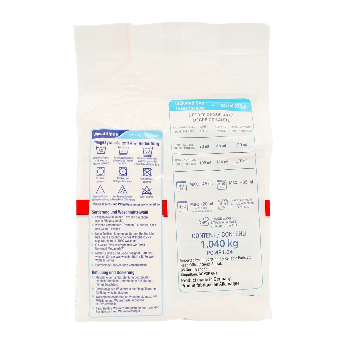 PCMP - Genuine OEM Persil Color Megaperls Laundry Detergent 1.04 Kg